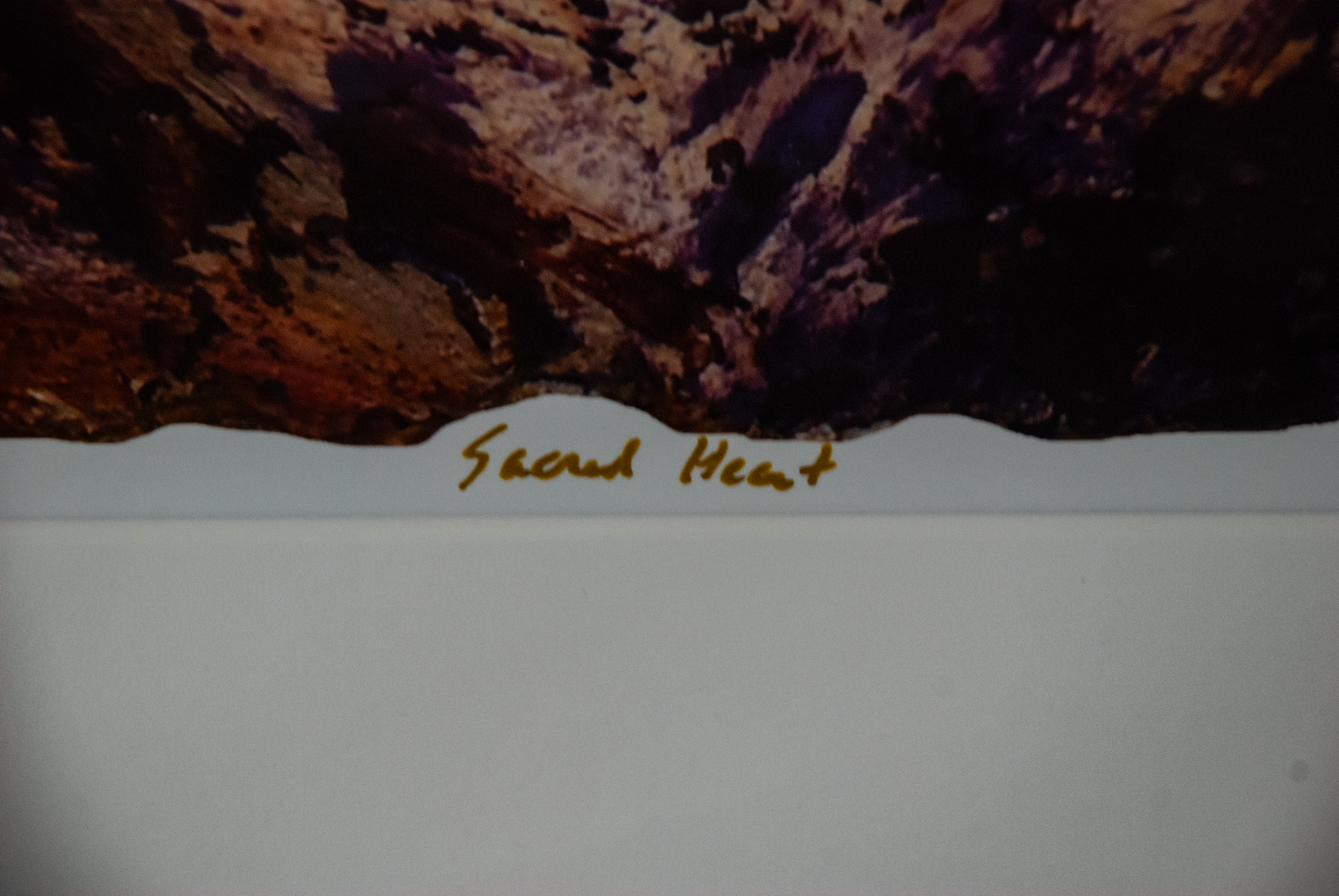 Linda McCray - Sacred Heart Print 8/50 w/COA - UV Glass