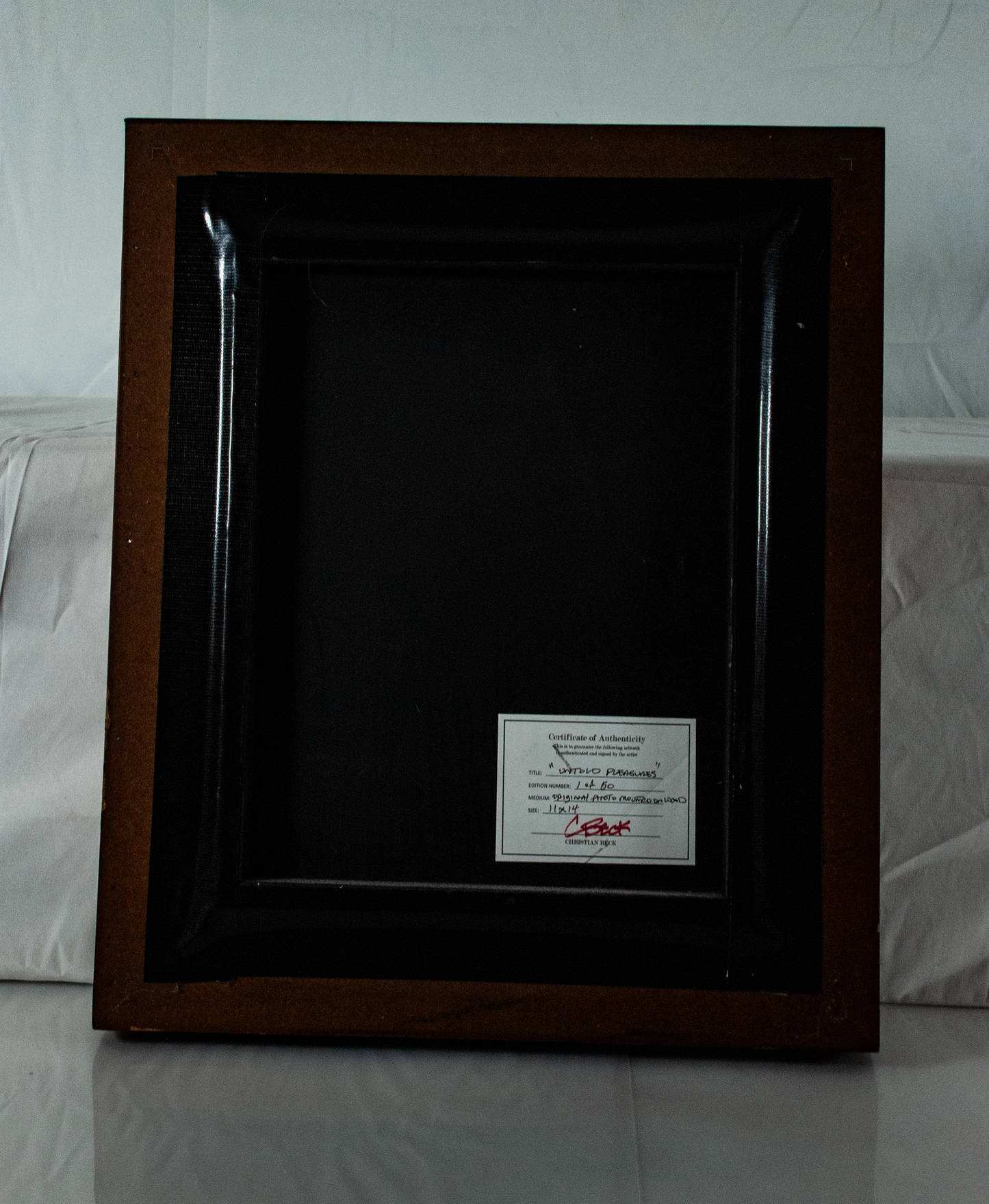 "Untold Pleasures" Photo Mounted on Wood by Christian Beck